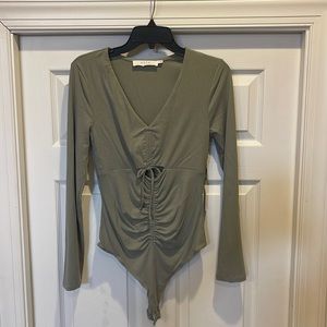 NWT ASTR V neck bodysuit